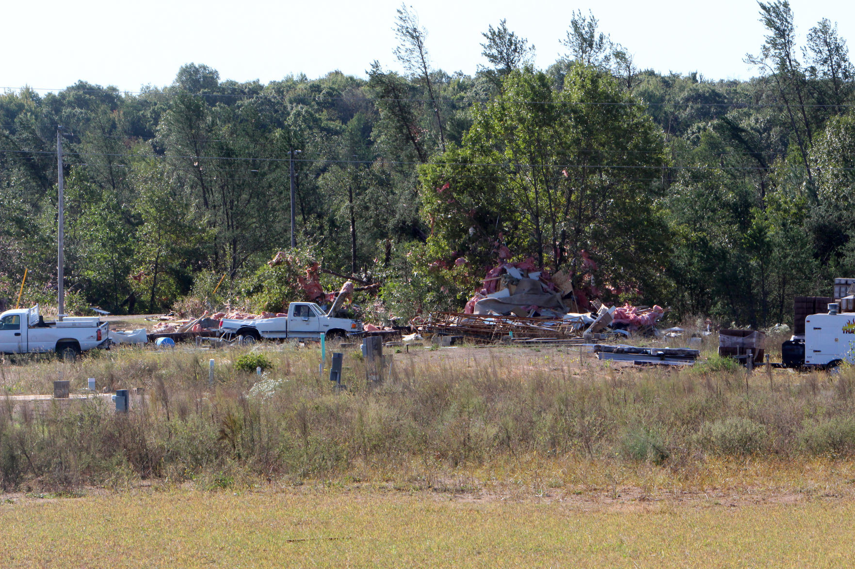 Tornado damage in near Wheaton/Elk Mound 9-25